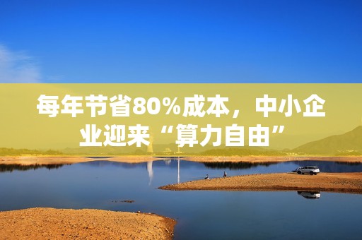 每年节省80%成本，中小企业迎来“算力自由”