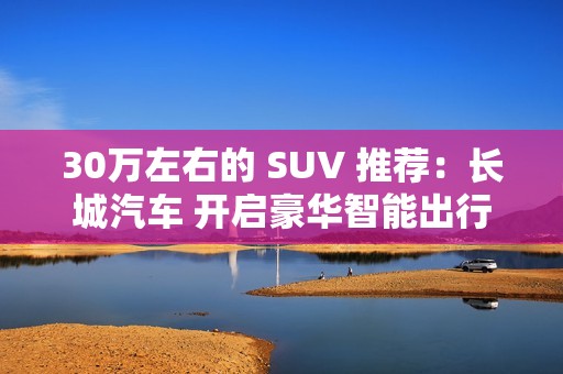 30万左右的 SUV 推荐：长城汽车 开启豪华智能出行