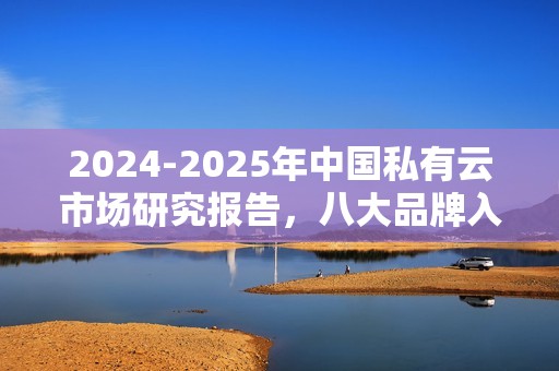 2024-2025年中国私有云市场研究报告，八大品牌入选领导者象限
