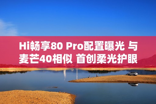 Hi畅享80 Pro配置曝光 与麦芒40相似 首创柔光护眼灯