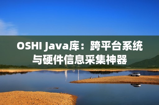 OSHI Java库：跨平台系统与硬件信息采集神器