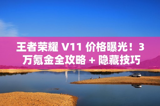 王者荣耀 V11 价格曝光！3 万氪金全攻略 + 隐藏技巧必看