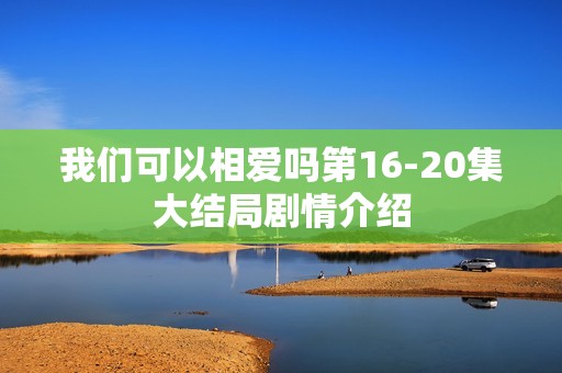 我们可以相爱吗第16-20集大结局剧情介绍