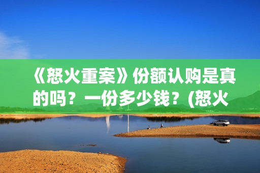 《怒火重案》份额认购是真的吗？一份多少钱？(怒火重案全剧情)