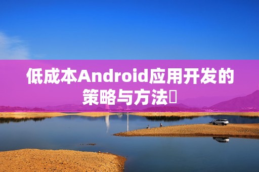 低成本Android应用开发的策略与方法‌