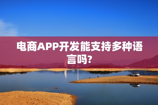 电商APP开发能支持多种语言吗?