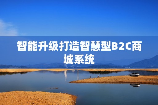 智能升级打造智慧型B2C商城系统
