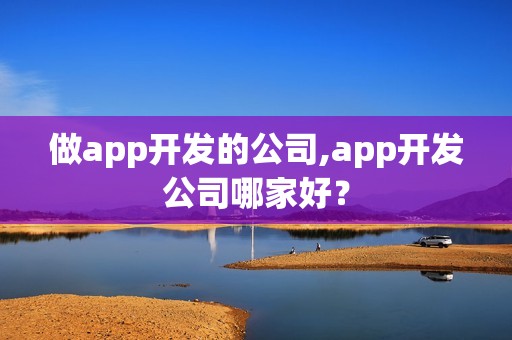 做app开发的公司,app开发公司哪家好？