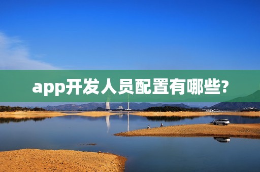 app开发人员配置有哪些?