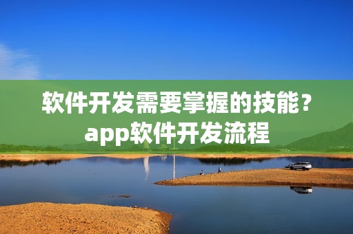 软件开发需要掌握的技能？app软件开发流程