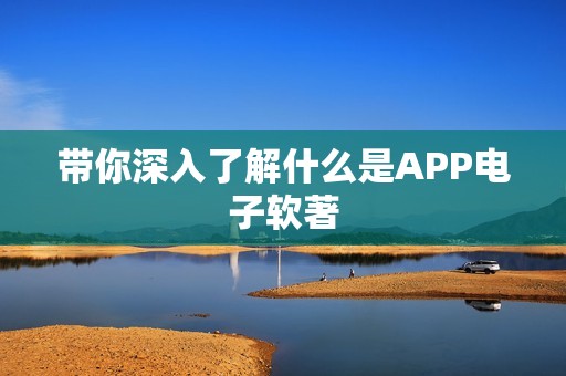 带你深入了解什么是APP电子软著