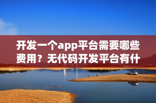 开发一个app平台需要哪些费用？无代码开发平台有什么好处