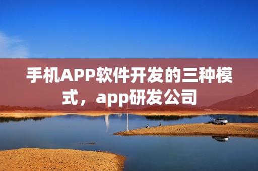 手机APP软件开发的三种模式，app研发公司