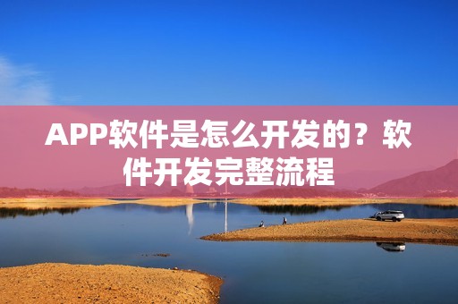 APP软件是怎么开发的？软件开发完整流程