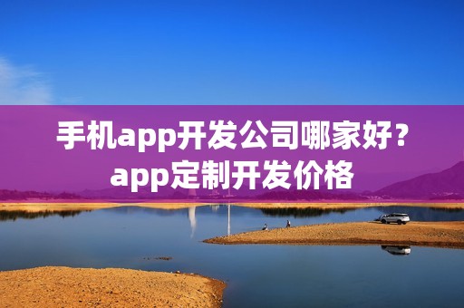 手机app开发公司哪家好？app定制开发价格