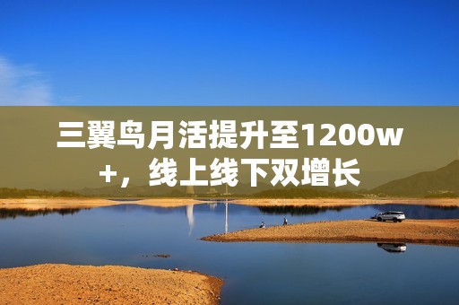 三翼鸟月活提升至1200w+，线上线下双增长