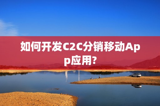 如何开发C2C分销移动App应用?
