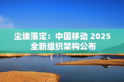 尘埃落定：中国移动 2025 全新组织架构公布