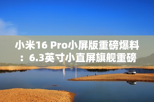 小米16 Pro小屏版重磅爆料：6.3英寸小直屏旗舰重磅登场！