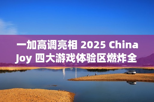 一加高调亮相 2025 ChinaJoy 四大游戏体验区燃炸全场