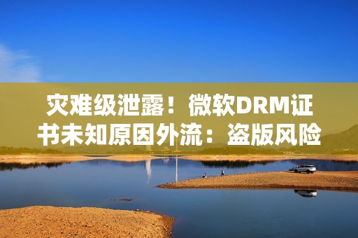 灾难级泄露！微软DRM证书未知原因外流：盗版风险一夜飙升