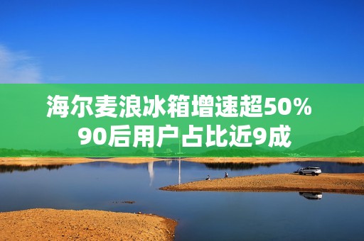 海尔麦浪冰箱增速超50%  90后用户占比近9成