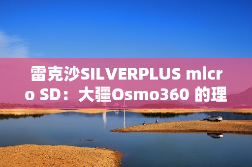雷克沙SILVERPLUS micro SD：大疆Osmo360 的理想之选