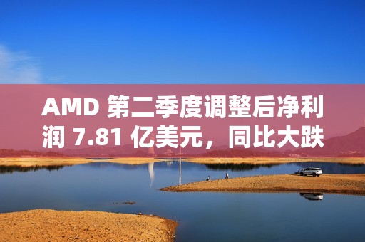 AMD 第二季度调整后净利润 7.81 亿美元，同比大跌 31%