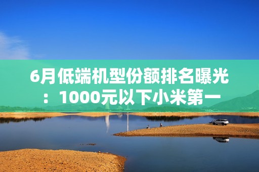 6月低端机型份额排名曝光：1000元以下小米第一