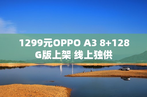 1299元OPPO A3 8+128G版上架 线上独供