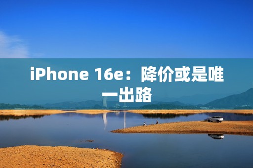 iPhone 16e：降价或是唯一出路