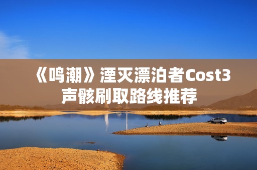 《鸣潮》湮灭漂泊者Cost3声骸刷取路线推荐