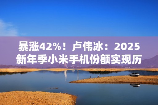 暴涨42%！卢伟冰：2025新年季小米手机份额实现历史性逆转