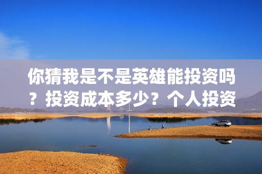 你猜我是不是英雄能投资吗？投资成本多少？个人投资份额真实吗？(你猜我是不是英雄)