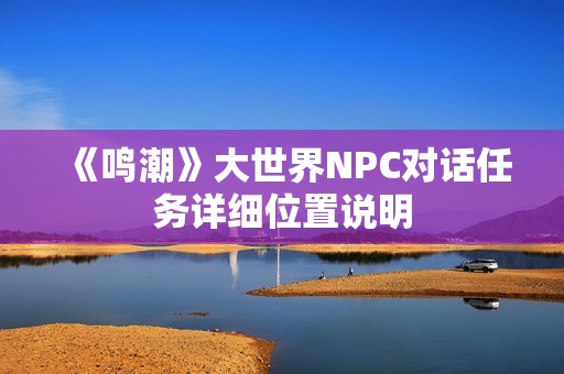 《鸣潮》大世界NPC对话任务详细位置说明