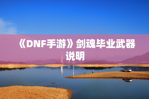 《DNF手游》剑魂毕业武器说明