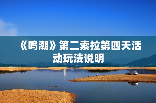 《鸣潮》第二索拉第四天活动玩法说明