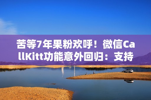 苦等7年果粉欢呼！微信CallKitt功能意外回归：支持灵动岛显示