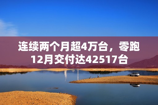 连续两个月超4万台，零跑12月交付达42517台