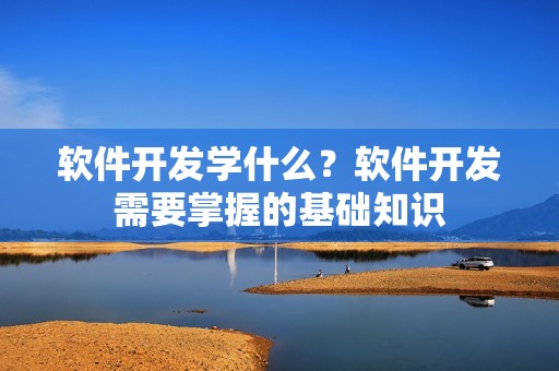 软件开发学什么？软件开发需要掌握的基础知识
