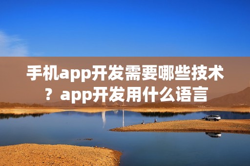手机app开发需要哪些技术？app开发用什么语言