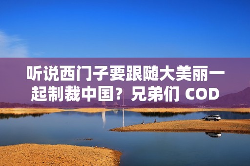 听说西门子要跟随大美丽一起制裁中国？兄弟们 CODESYS 搞起
