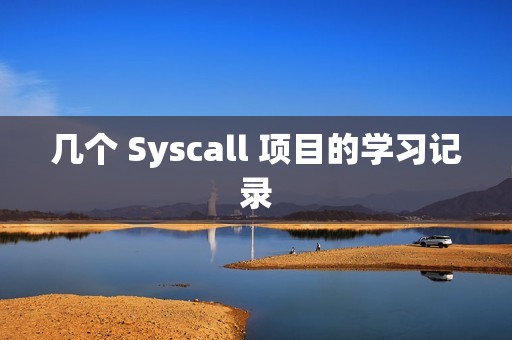 几个 Syscall 项目的学习记录