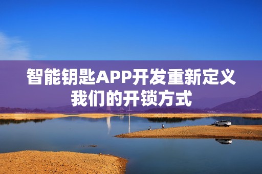 智能钥匙APP开发重新定义我们的开锁方式