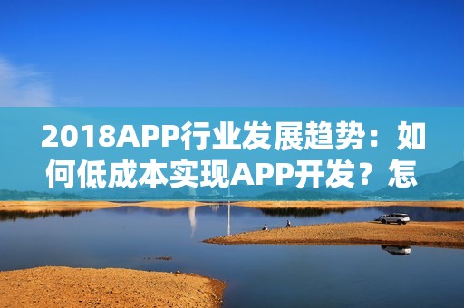 2018APP行业发展趋势：如何低成本实现APP开发？怎么运营？