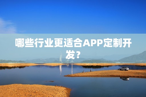哪些行业更适合APP定制开发？