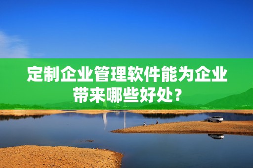 定制企业管理软件能为企业带来哪些好处？