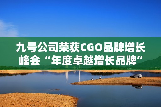 九号公司荣获CGO品牌增长峰会“年度卓越增长品牌”奖