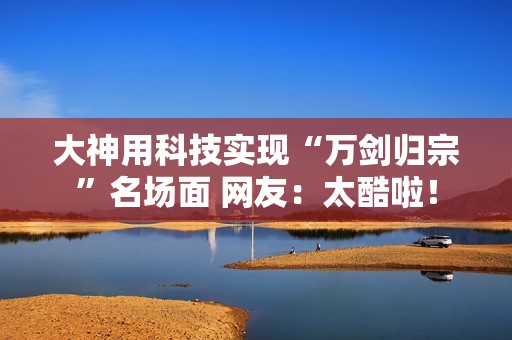 大神用科技实现“万剑归宗”名场面 网友：太酷啦！