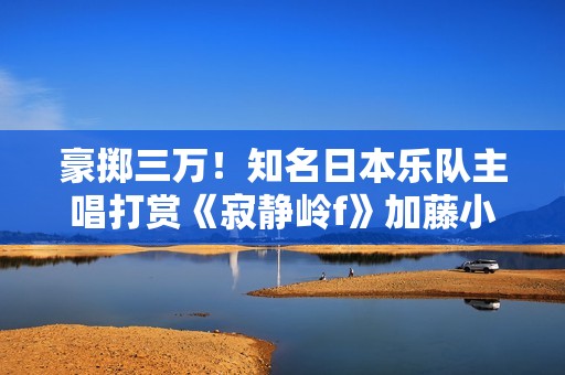 豪掷三万！知名日本乐队主唱打赏《寂静岭f》加藤小夏